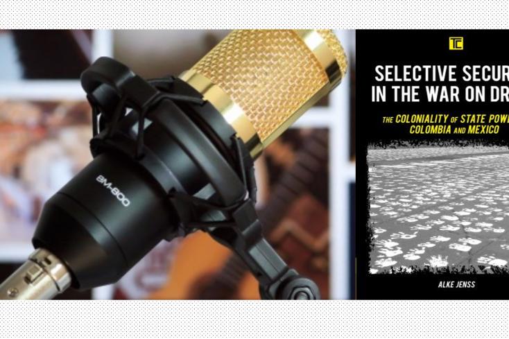 Coverbild zu Alke Jenss Podcastbeitrag über ihr Buch "Selective Security in the War on Drugs"