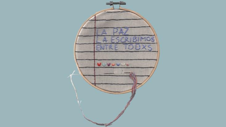 Stitching: La Paz la escribimos entre Todxs